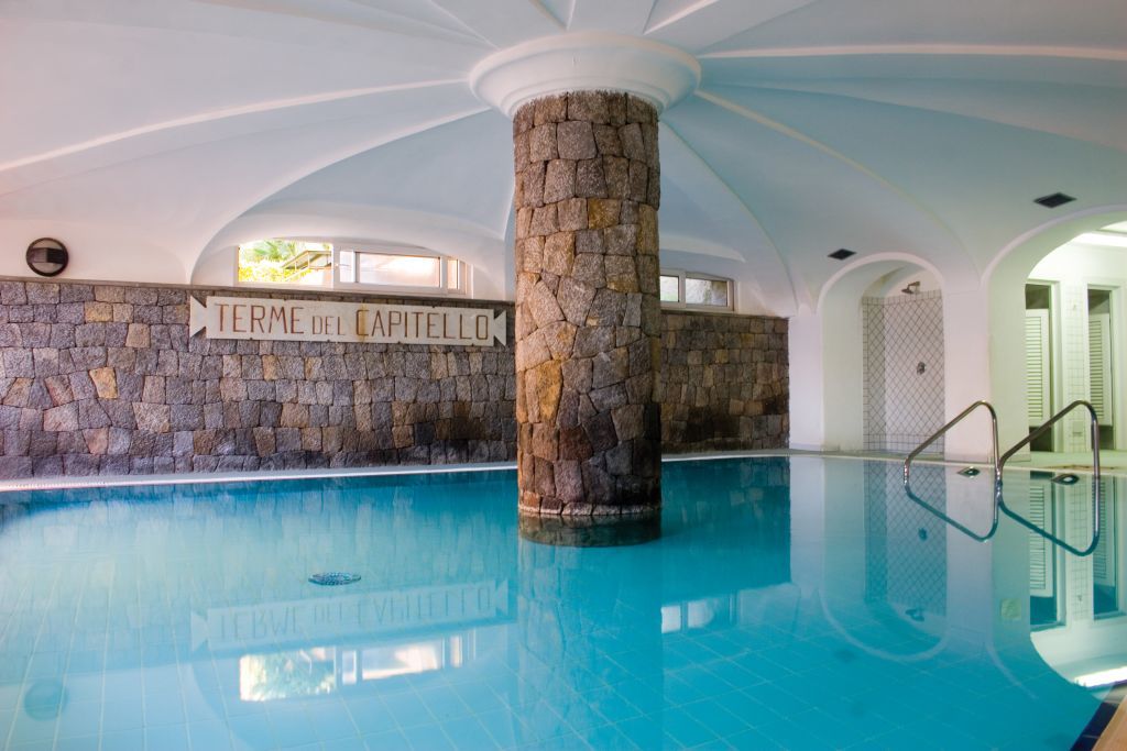 Hotel Villa Svizzera Terme Lacco Ameno  ภายนอก รูปภาพ